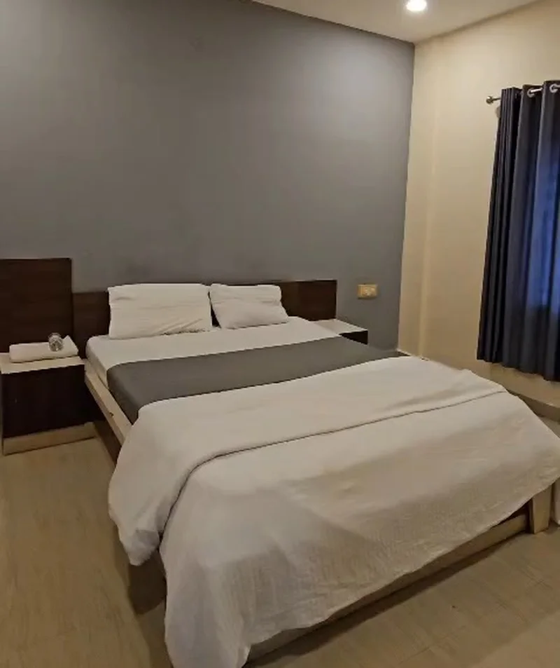 Comfortable A/C room at Riva Vista Residence Kushalnagar
